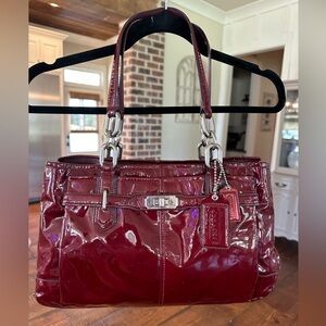 Coach Chelsea Patent Leather Shoulder Bag